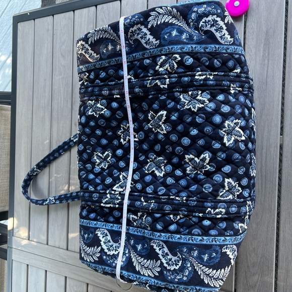 Vintage VERA BRADLEY Blue Coin Y2K Medium Duffle - Picture 12 of 15